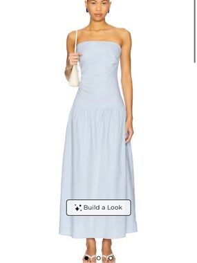 Revolve SNDYS Stella Light Blue Maxi Dress